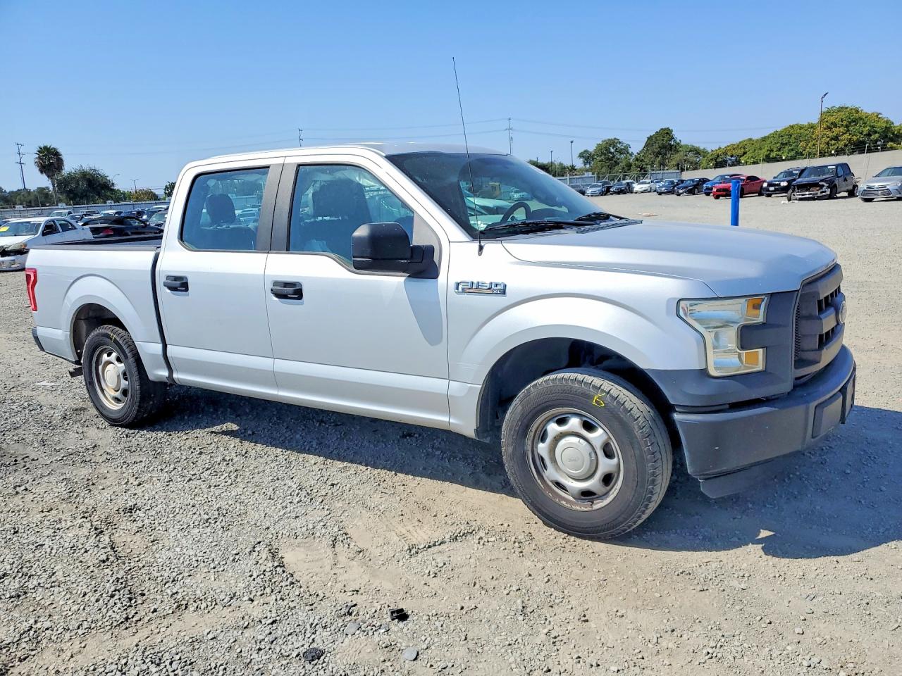 2016 Ford F150 Supercrew Серебряный vin: 1FTEW1C85GKE46266