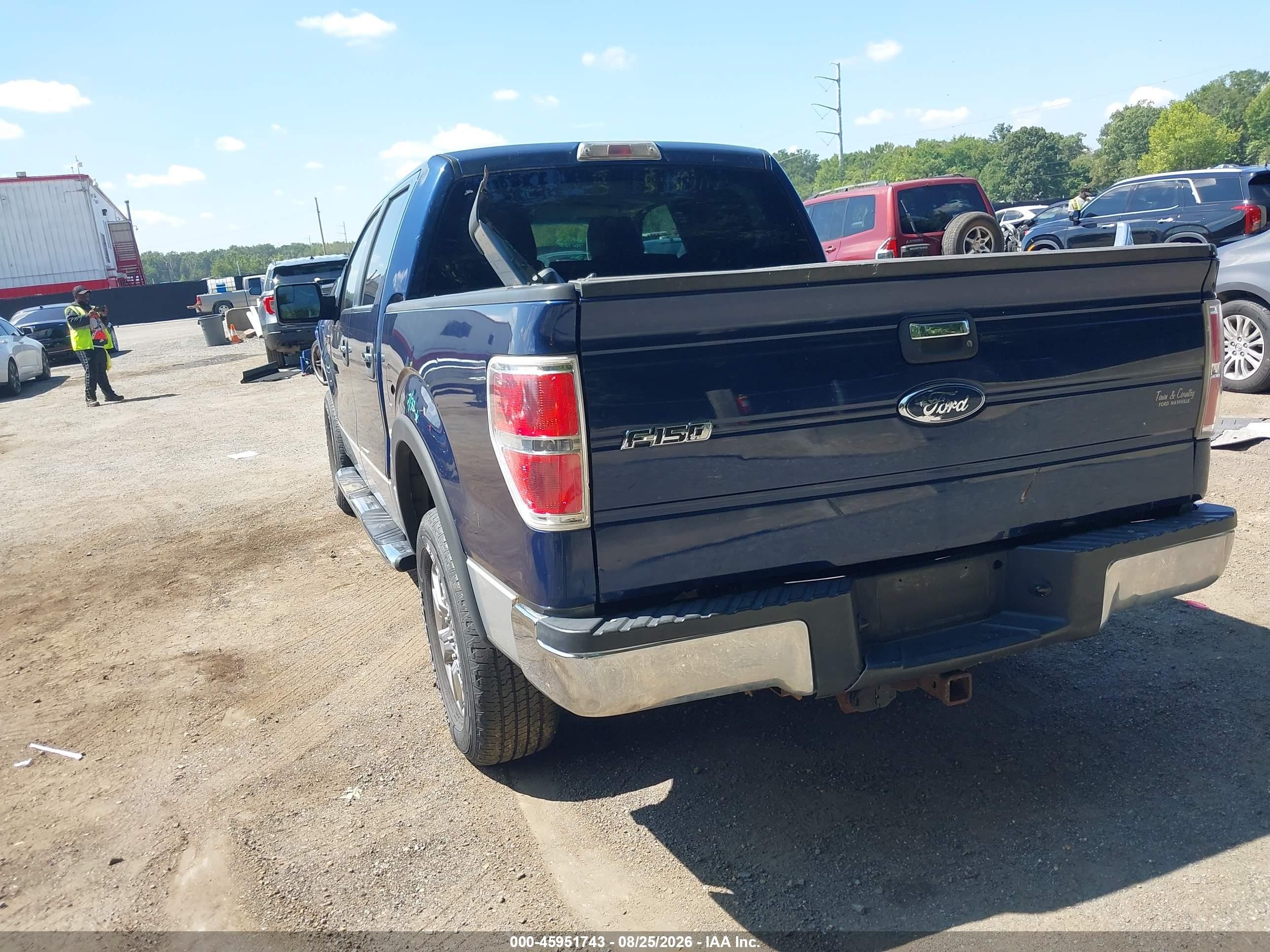2010 Ford F-150 Fx2 Sport/xl/xlt Blue vin: 1FTEW1C86AFA11434