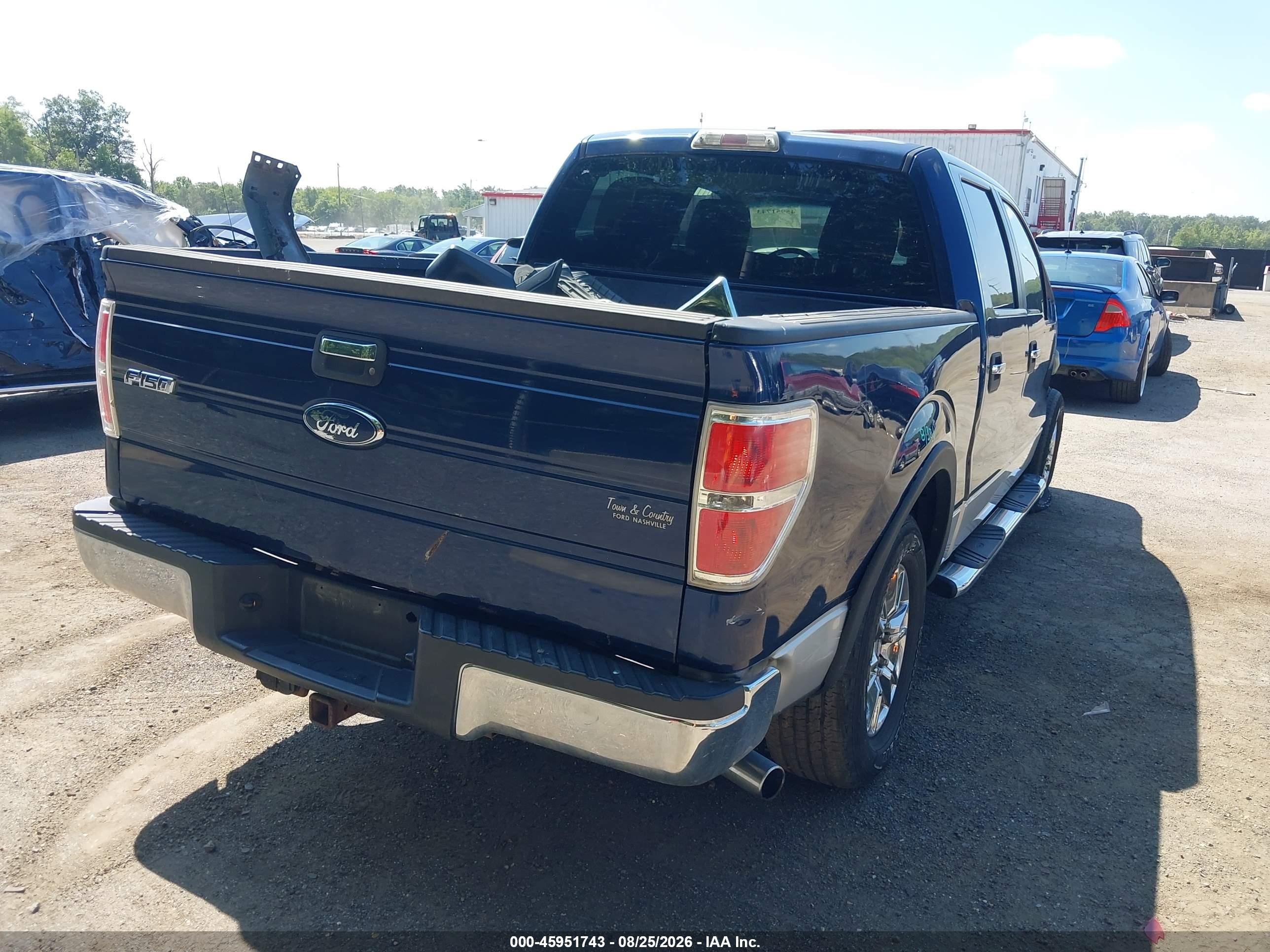 2010 Ford F-150 Fx2 Sport/xl/xlt Blue vin: 1FTEW1C86AFA11434