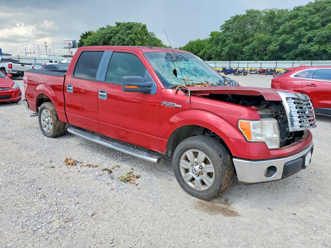 2010 Ford F150 Supercrew Red vin: 1FTEW1C86AFC16297