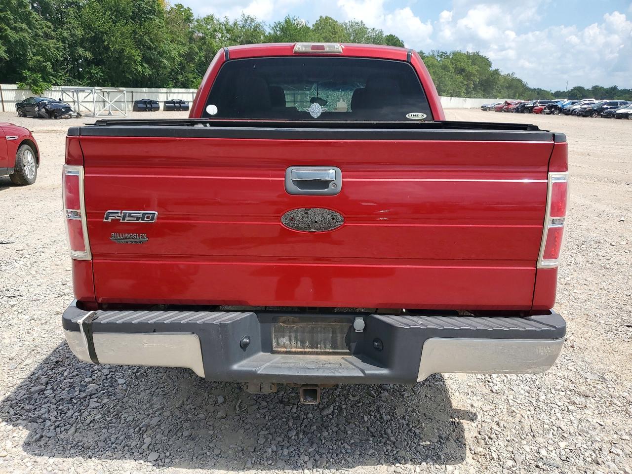 2010 Ford F150 Supercrew Red vin: 1FTEW1C86AFC16297