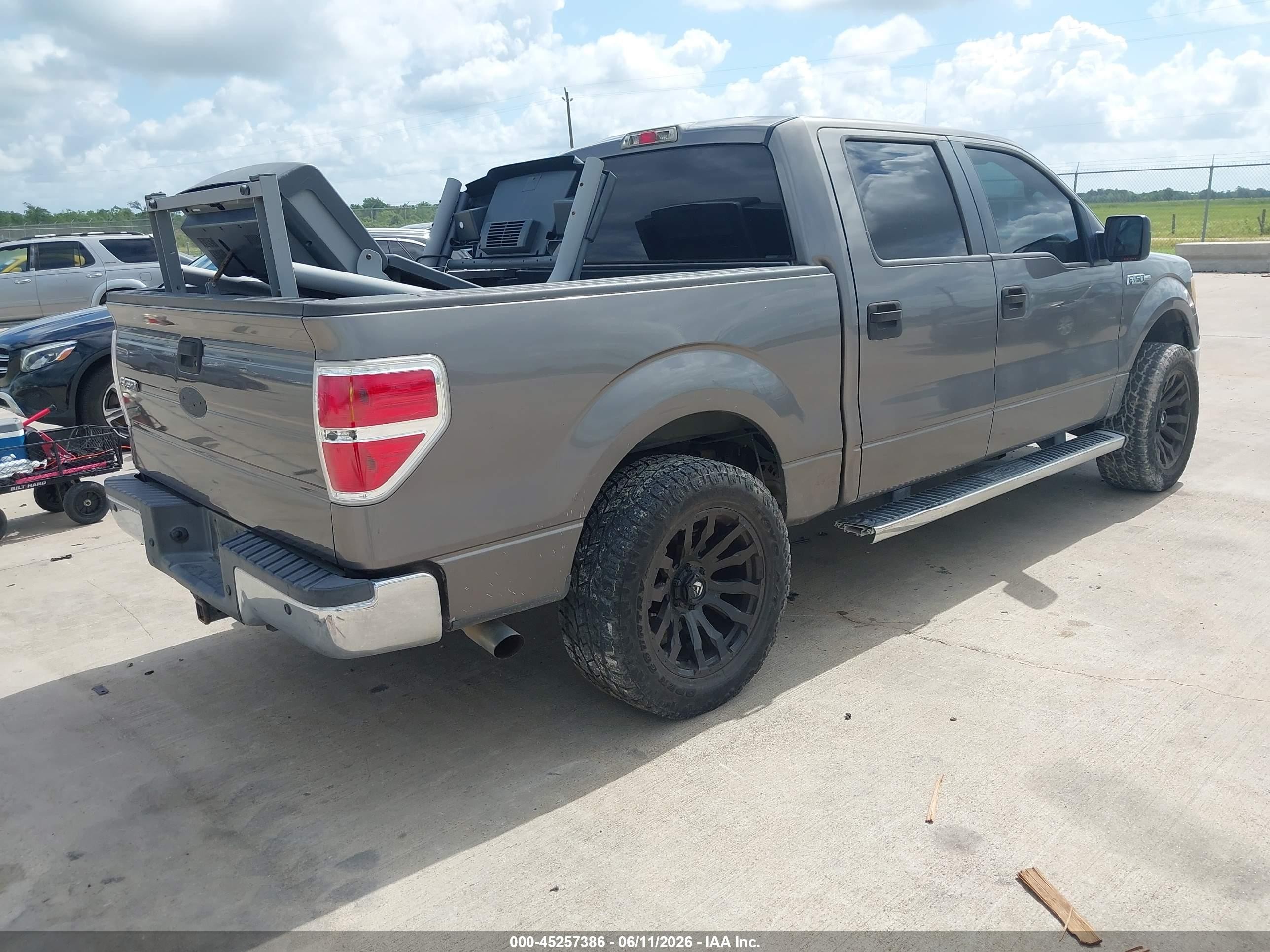 2010 Ford F-150 Fx2 Sport/xl/xlt Gray vin: 1FTEW1C86AFC31320
