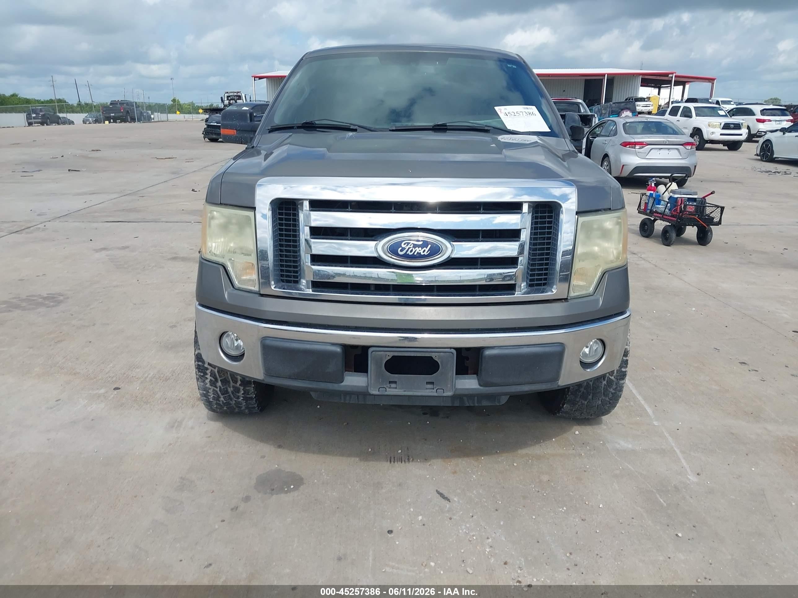 2010 Ford F-150 Fx2 Sport/xl/xlt Gray vin: 1FTEW1C86AFC31320