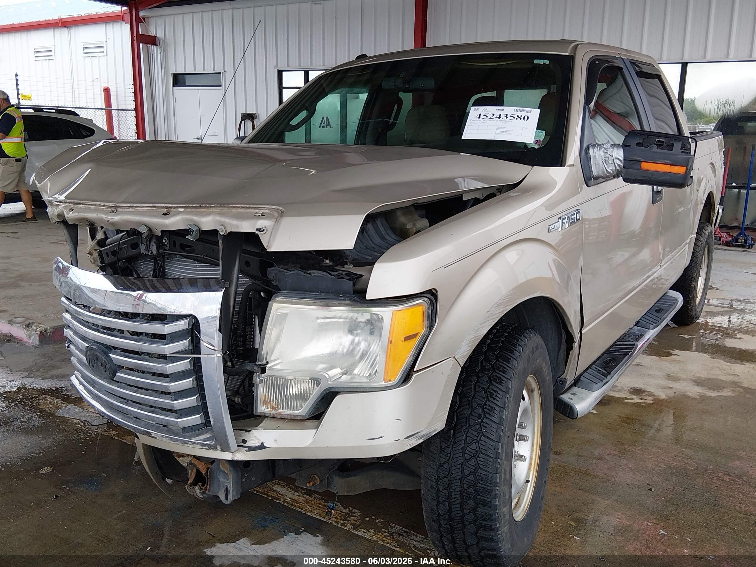 2010 Ford F-150 Fx2 Sport/xl/xlt Tan vin: 1FTEW1C86AFD49996