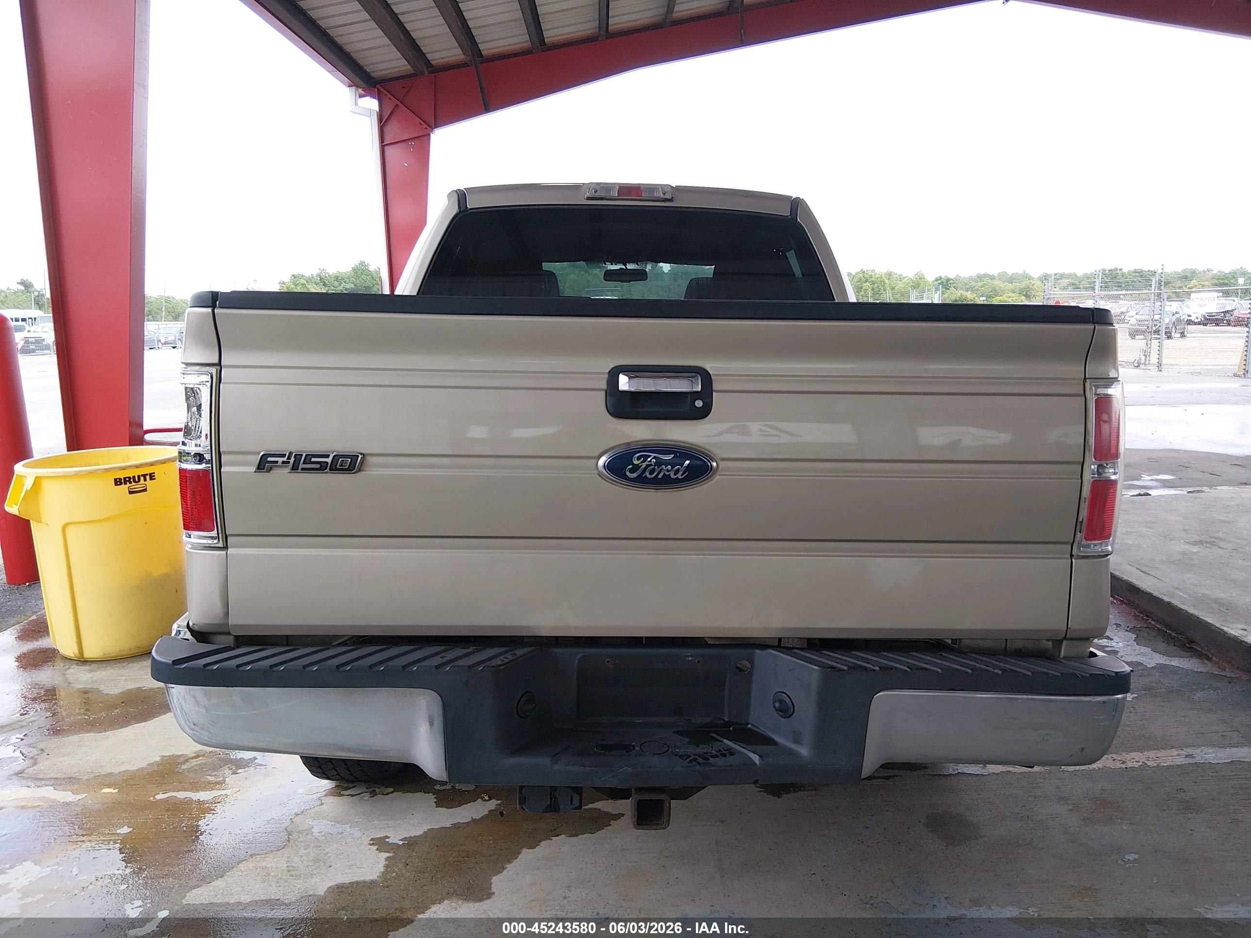 2010 Ford F-150 Fx2 Sport/xl/xlt Tan vin: 1FTEW1C86AFD49996