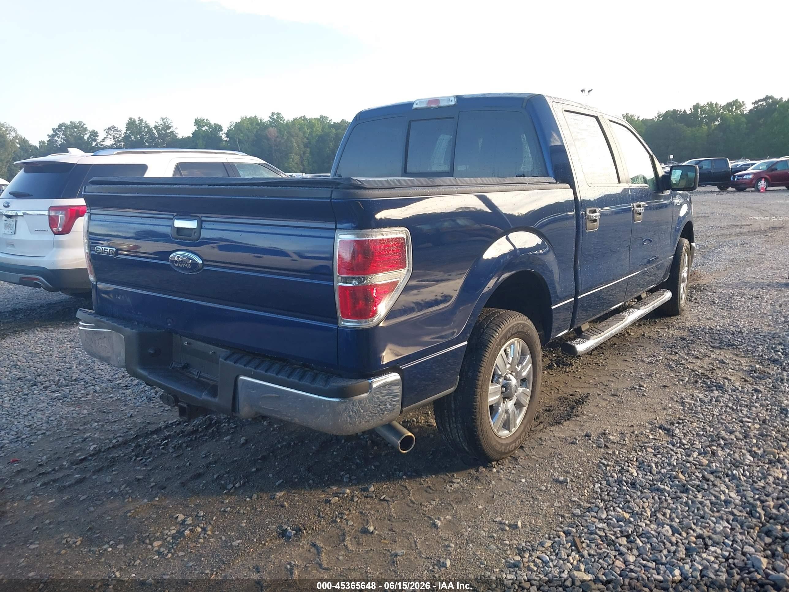 2010 Ford F-150 Fx2 Sport/xl/xlt Blue vin: 1FTEW1C86AFD70833