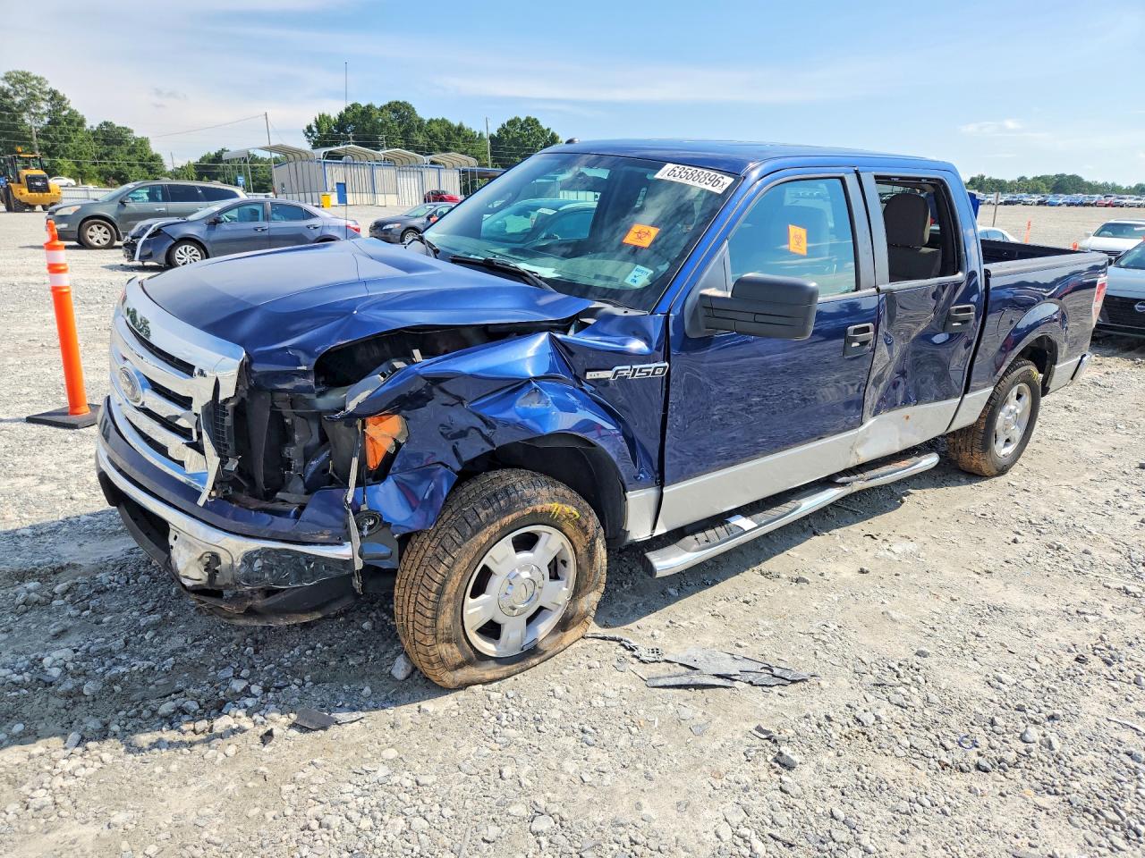 2010 Ford F150 Supercrew Blue vin: 1FTEW1C87AFC27454
