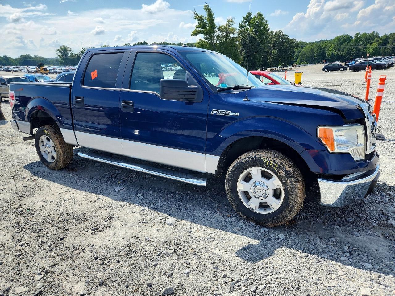 2010 Ford F150 Supercrew Blue vin: 1FTEW1C87AFC27454
