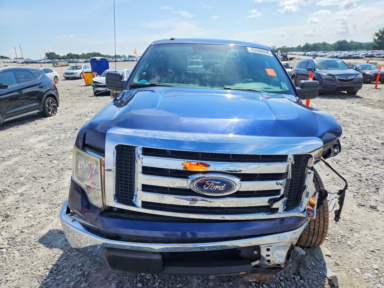 2010 Ford F150 Supercrew Blue vin: 1FTEW1C87AFC27454