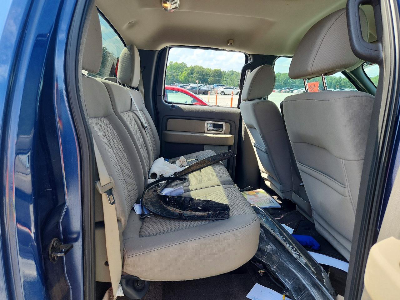 2010 Ford F150 Supercrew Blue vin: 1FTEW1C87AFC27454