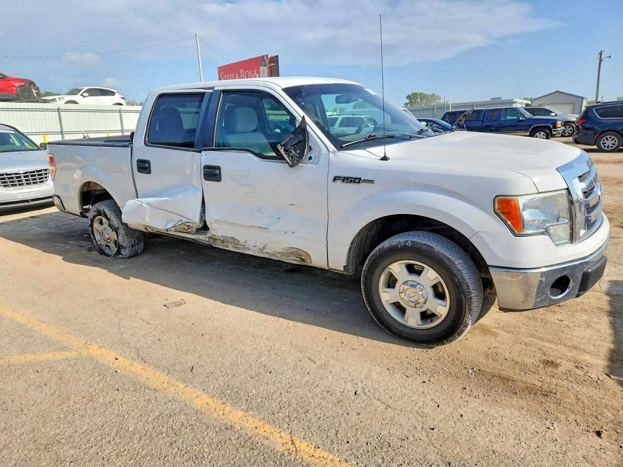 2010 Ford F150 Supercrew Белый vin: 1FTEW1C87AFC37062