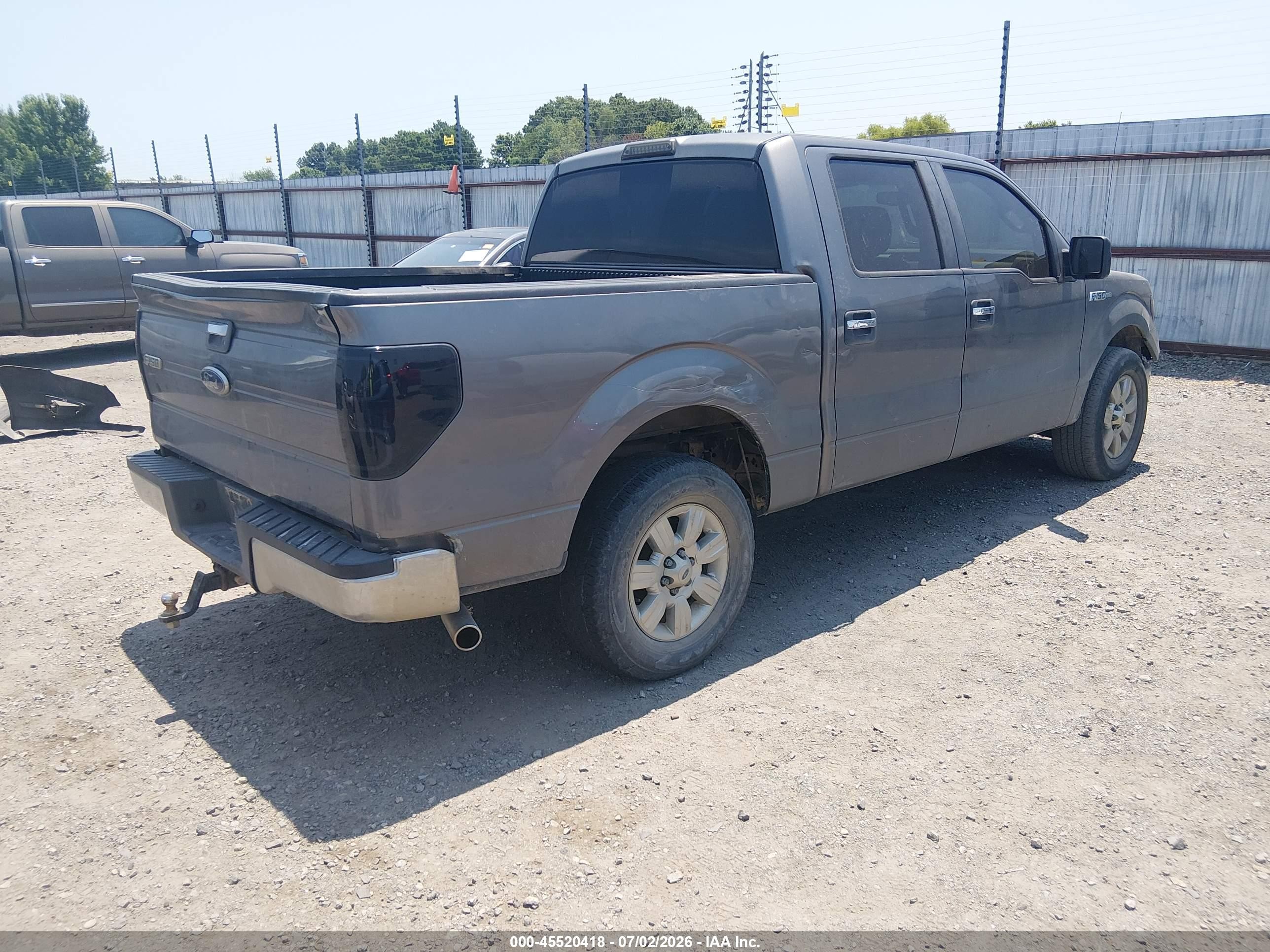 2010 Ford F-150 Fx2 Sport/xl/xlt Gray vin: 1FTEW1C87AFC44772