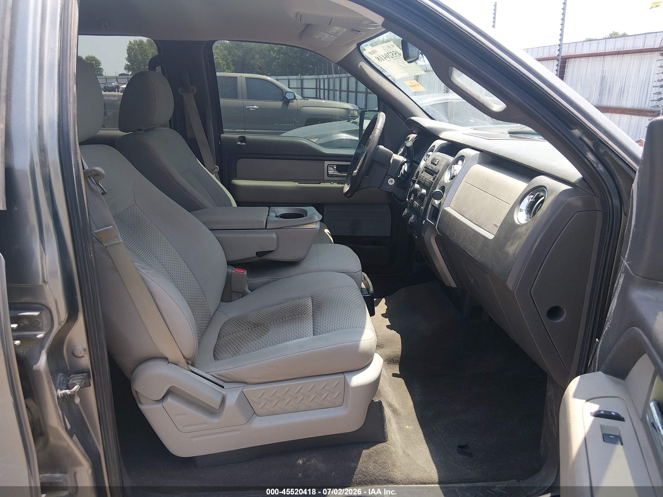 2010 Ford F-150 Fx2 Sport/xl/xlt Gray vin: 1FTEW1C87AFC44772