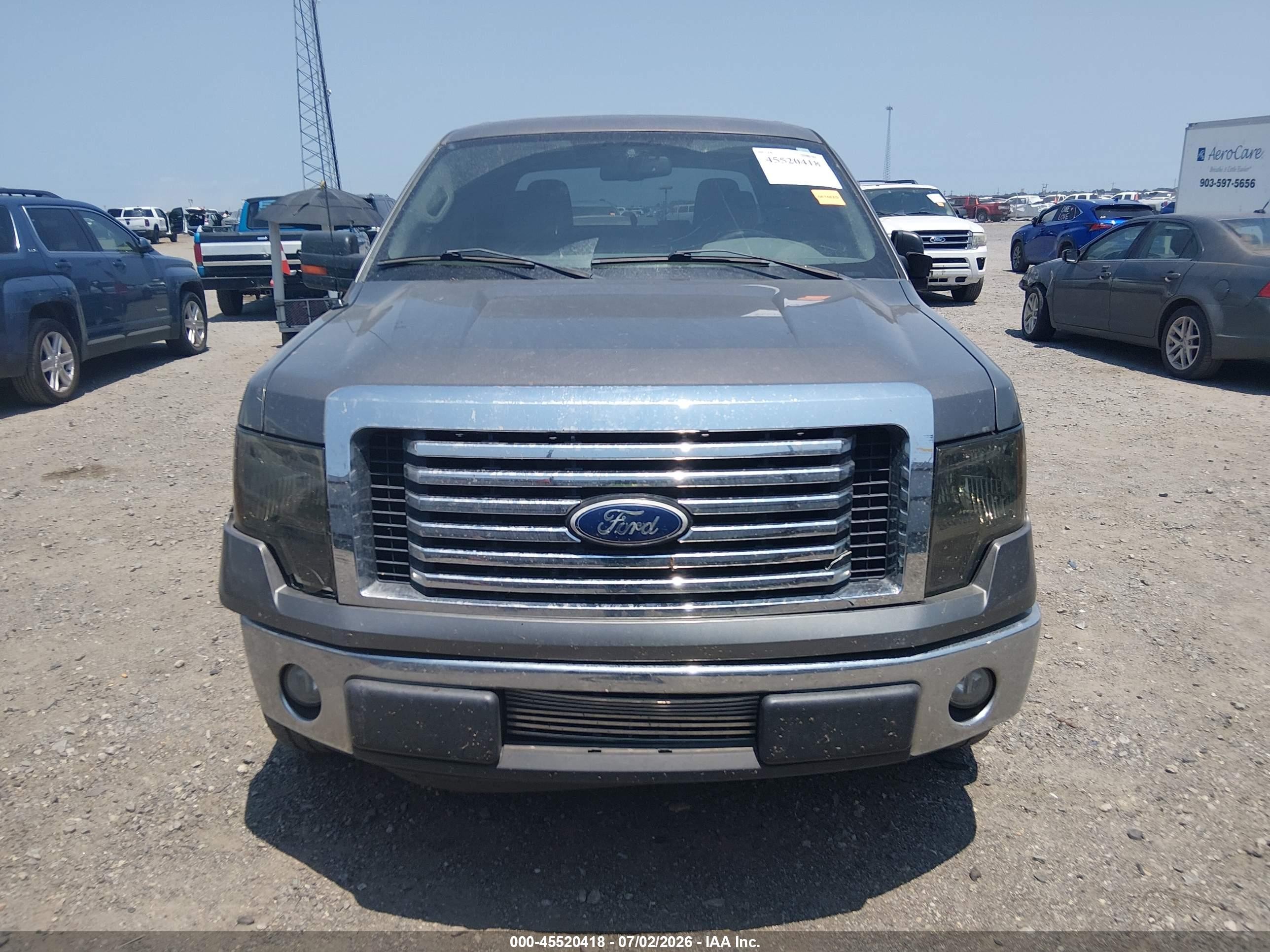 2010 Ford F-150 Fx2 Sport/xl/xlt Gray vin: 1FTEW1C87AFC44772