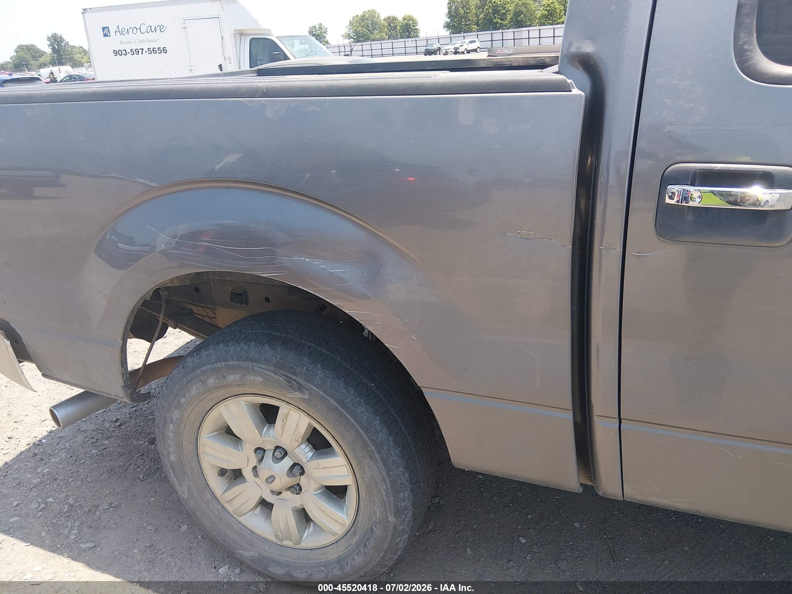 2010 Ford F-150 Fx2 Sport/xl/xlt Gray vin: 1FTEW1C87AFC44772