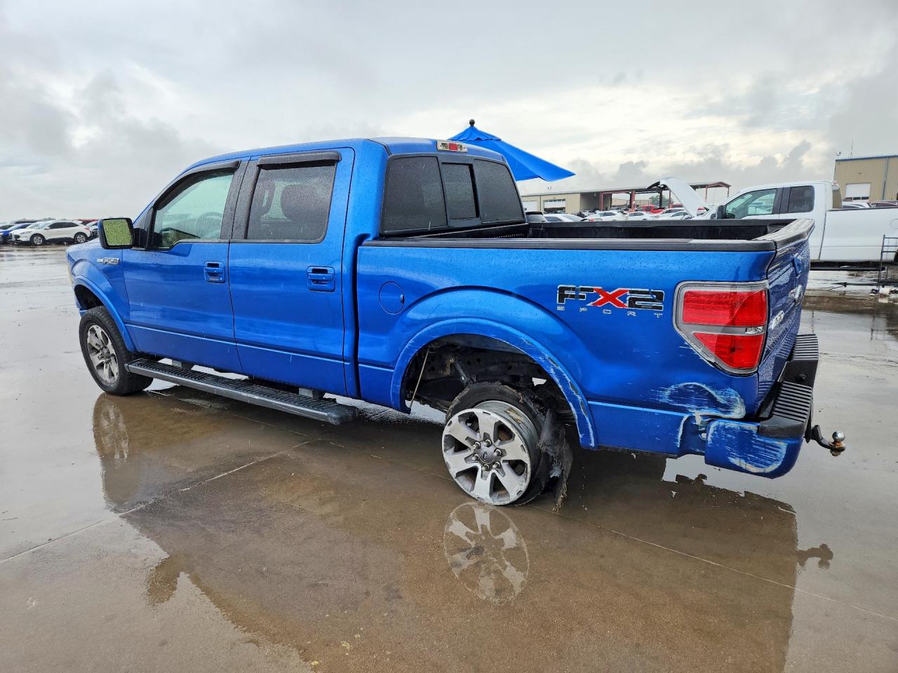 2010 Ford F150 Supercrew Blue vin: 1FTEW1C87AKE45157
