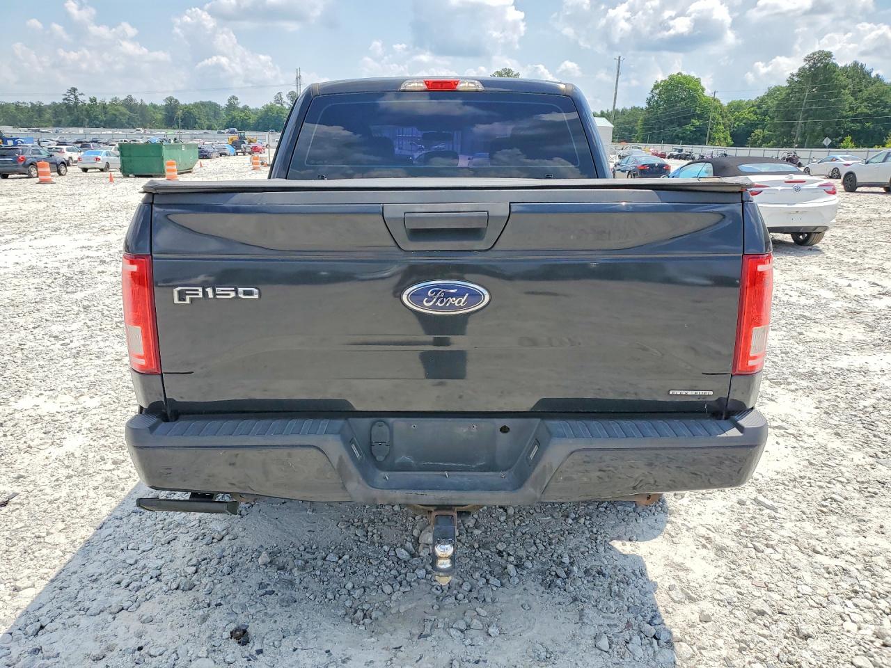 2015 Ford F150 Supercrew Black vin: 1FTEW1C87FFB86668