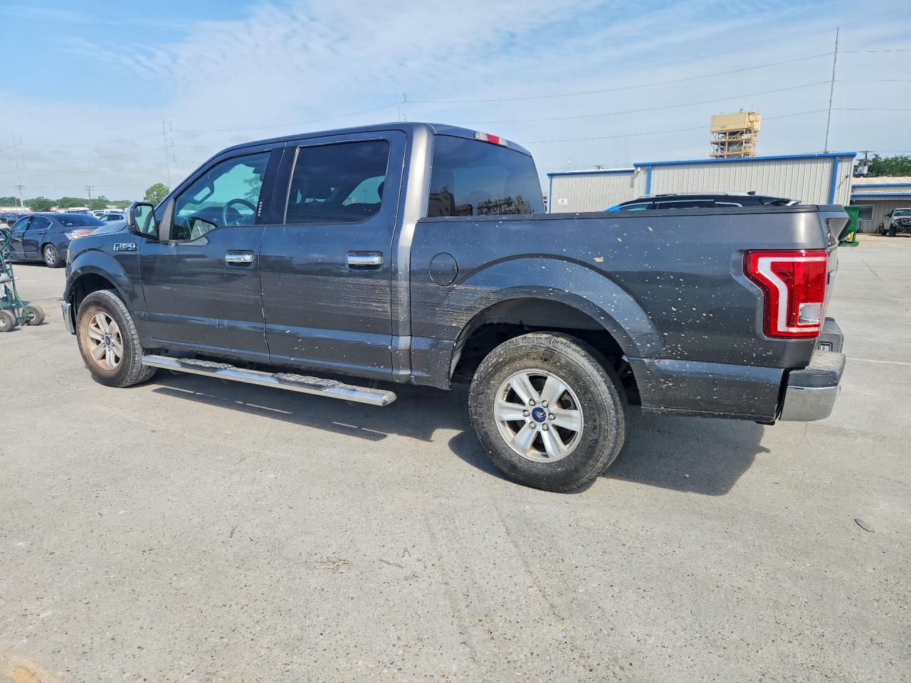 2015 Ford F150 Supercrew Gray vin: 1FTEW1C87FKD29500