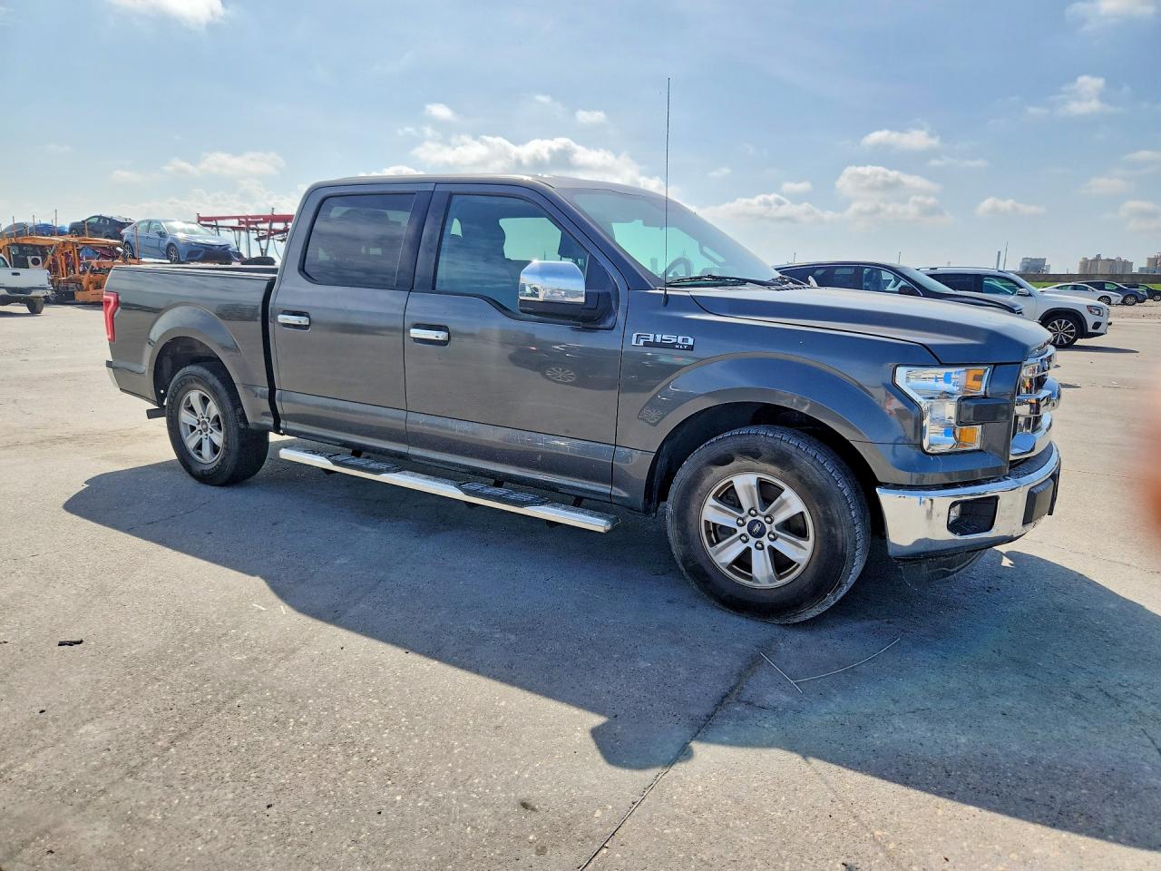 2015 Ford F150 Supercrew Gray vin: 1FTEW1C87FKD29500