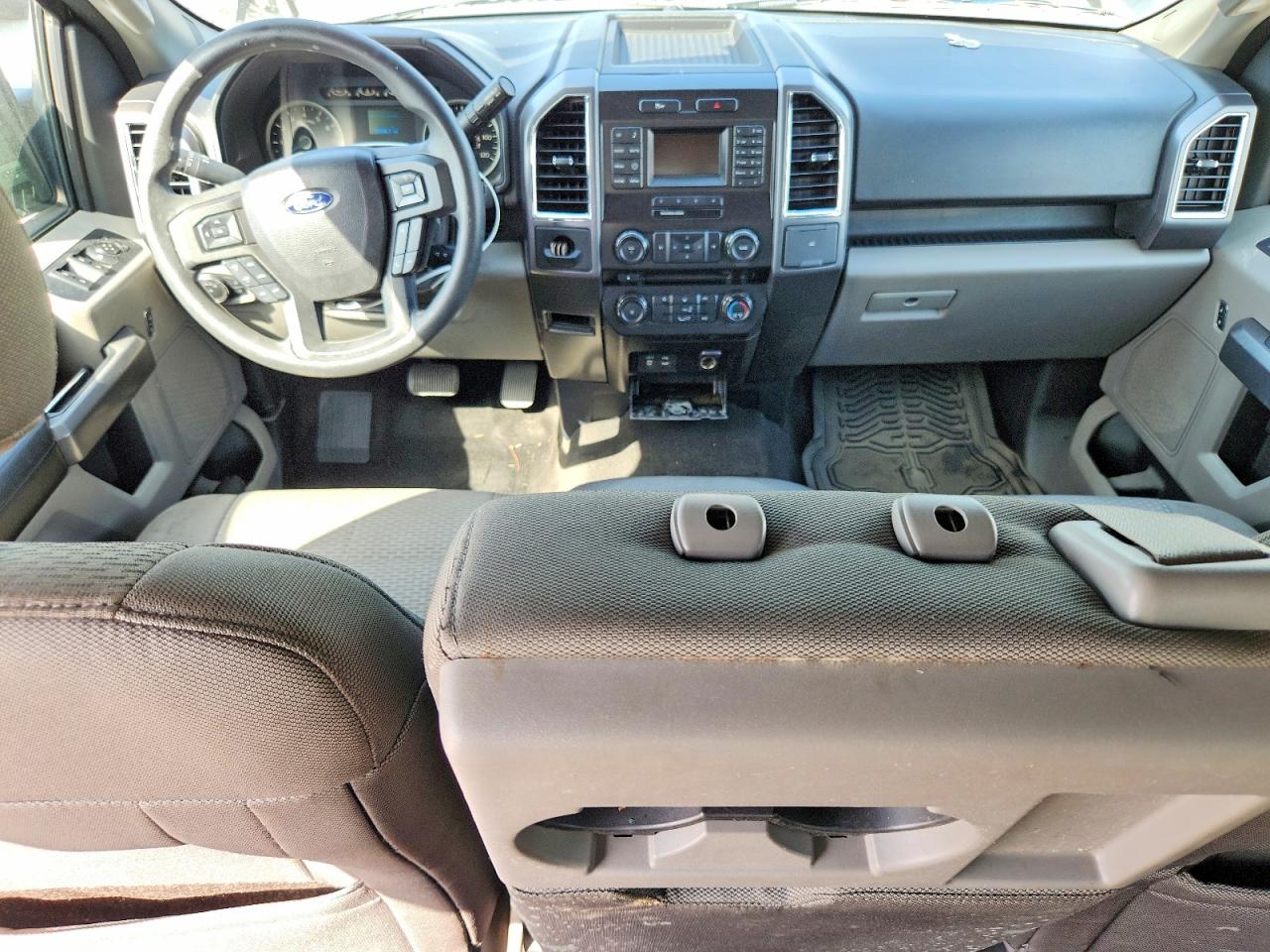 2015 Ford F150 Supercrew Gray vin: 1FTEW1C87FKD29500