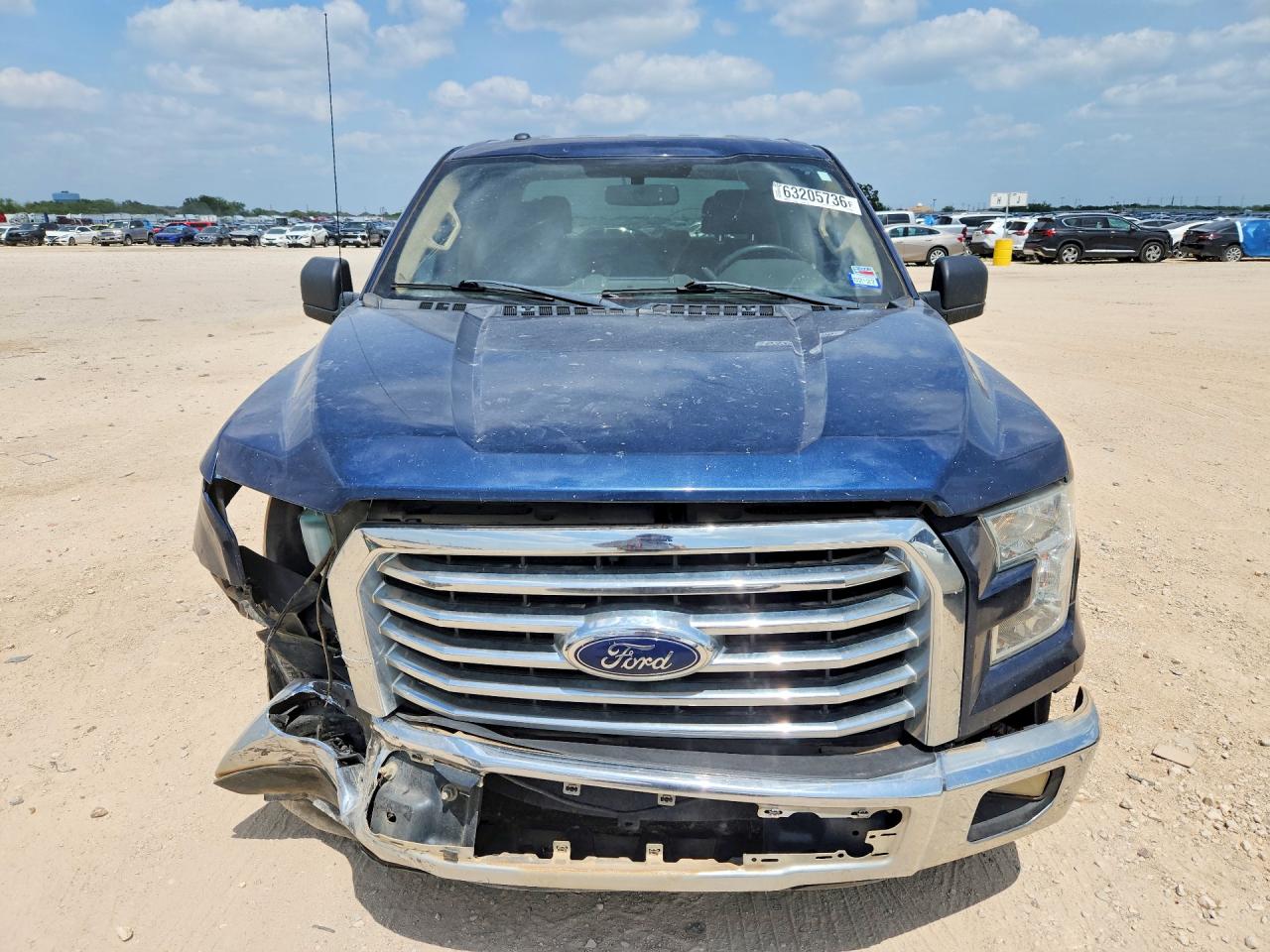 2015 Ford F150 Supercrew Blue vin: 1FTEW1C87FKE54609