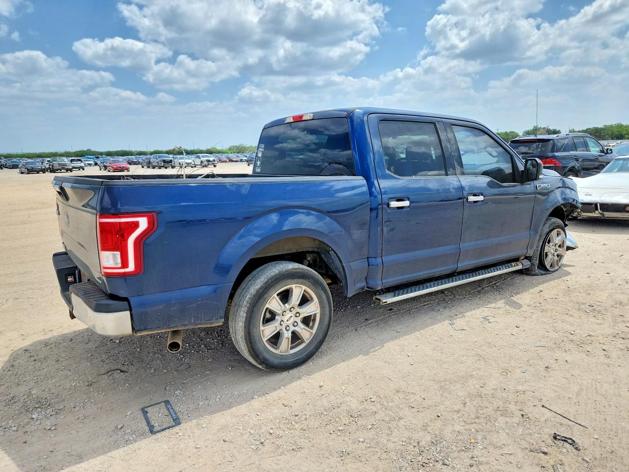 2015 Ford F150 Supercrew Blue vin: 1FTEW1C87FKE54609