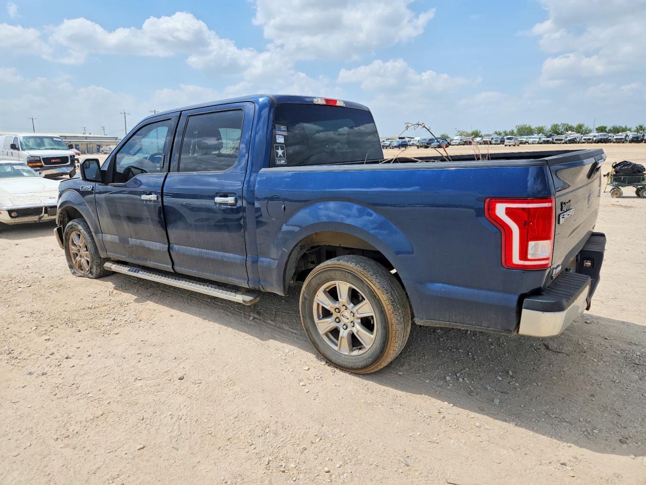 2015 Ford F150 Supercrew Blue vin: 1FTEW1C87FKE54609