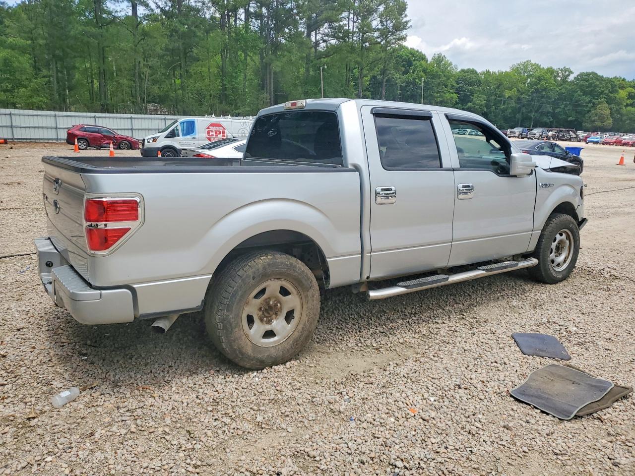 2010 Ford F150 Supercrew Silver vin: 1FTEW1C88AFC11649