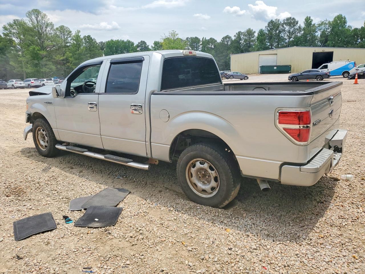 2010 Ford F150 Supercrew Silver vin: 1FTEW1C88AFC11649