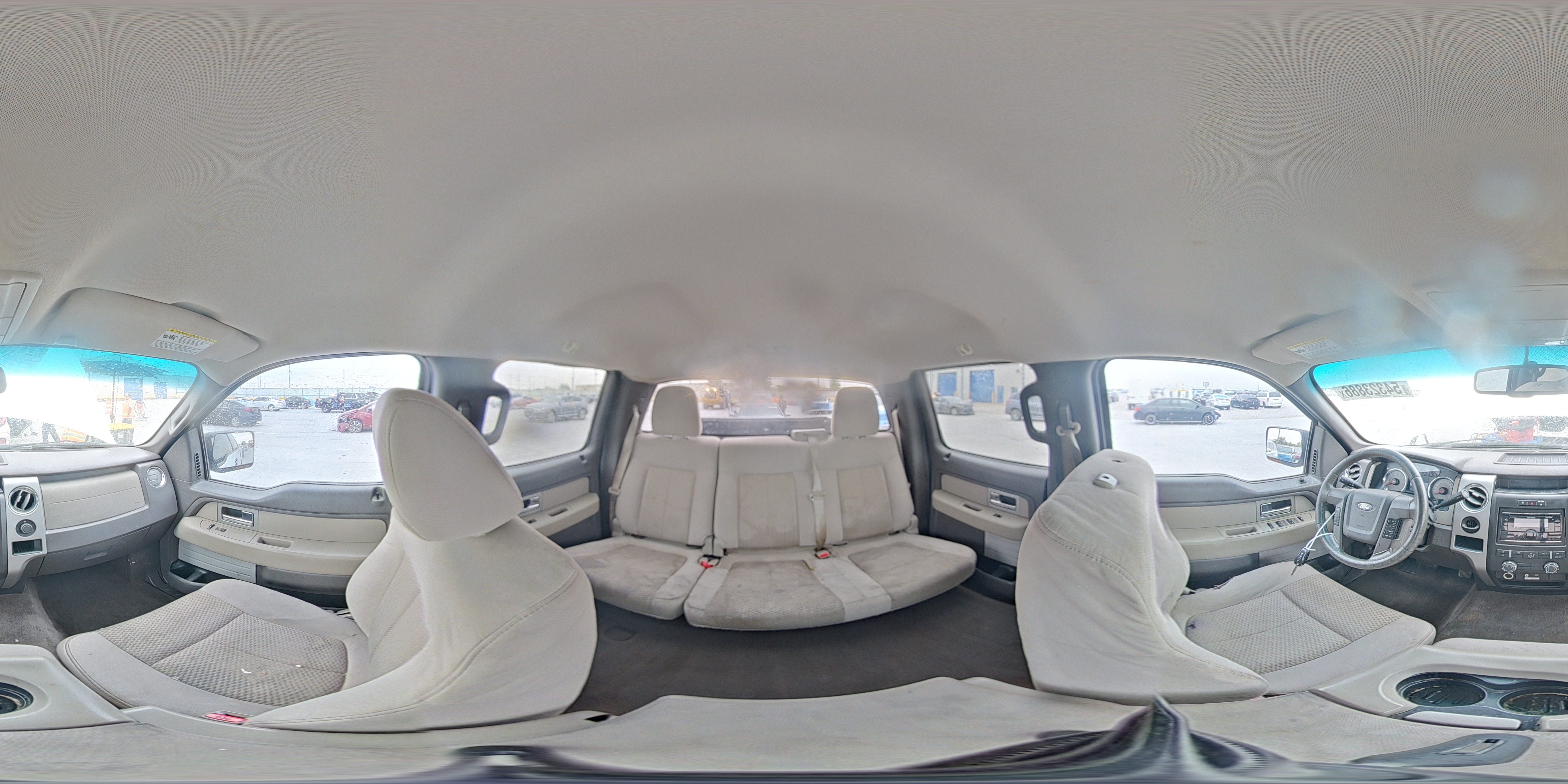 2010 Ford F150 Supercrew White vin: 1FTEW1C88AFD17776