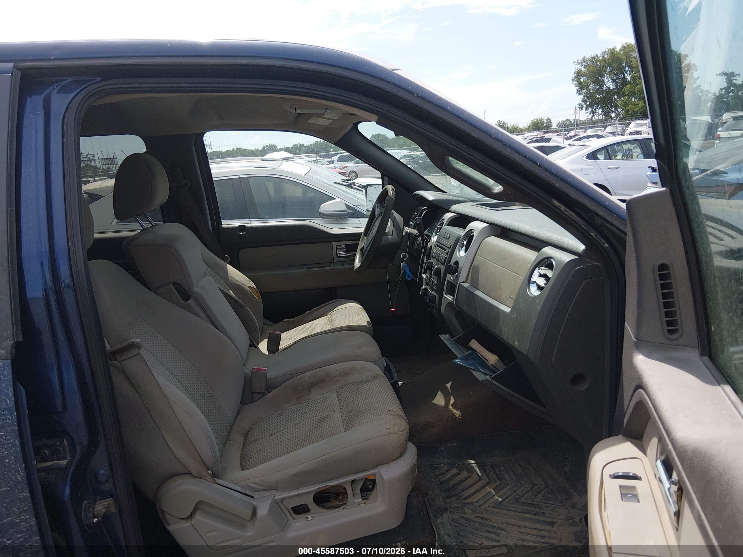 2010 Ford F-150 Fx2 Sport/xl/xlt Blue vin: 1FTEW1C88AFD29880