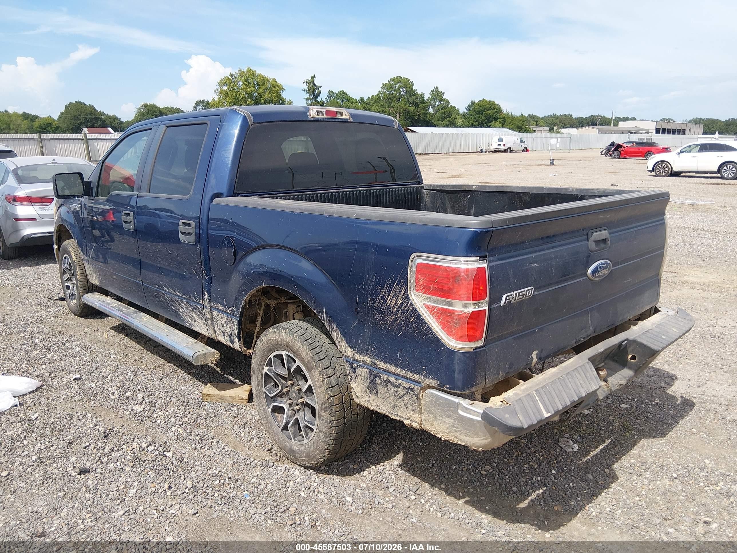 2010 Ford F-150 Fx2 Sport/xl/xlt Blue vin: 1FTEW1C88AFD29880