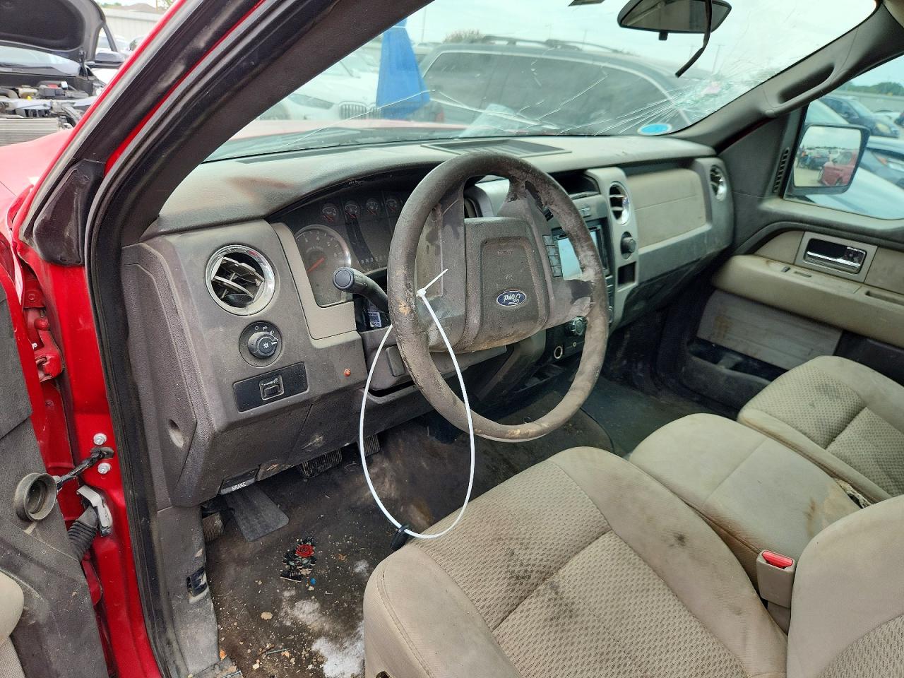 2010 Ford F150 Supercrew Red vin: 1FTEW1C89AFC56485