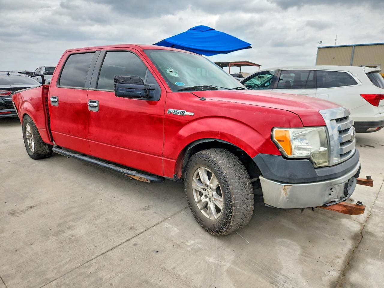 2010 Ford F150 Supercrew Red vin: 1FTEW1C89AFC56485