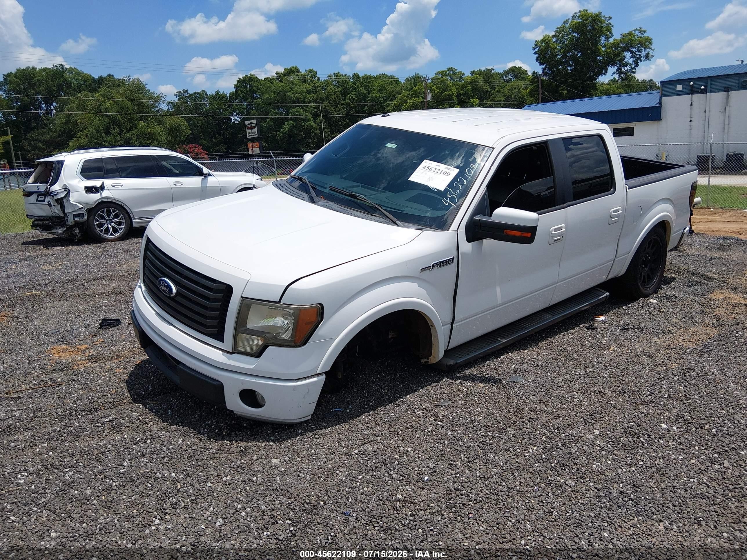 2010 Ford F-150 Fx2 Sport/xl/xlt White vin: 1FTEW1C89AKE48139