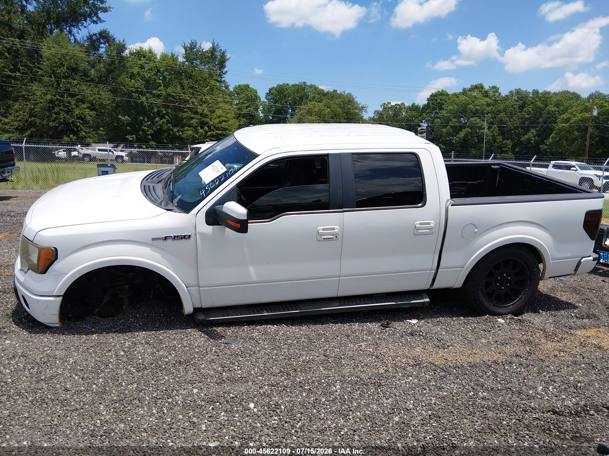 2010 Ford F-150 Fx2 Sport/xl/xlt White vin: 1FTEW1C89AKE48139