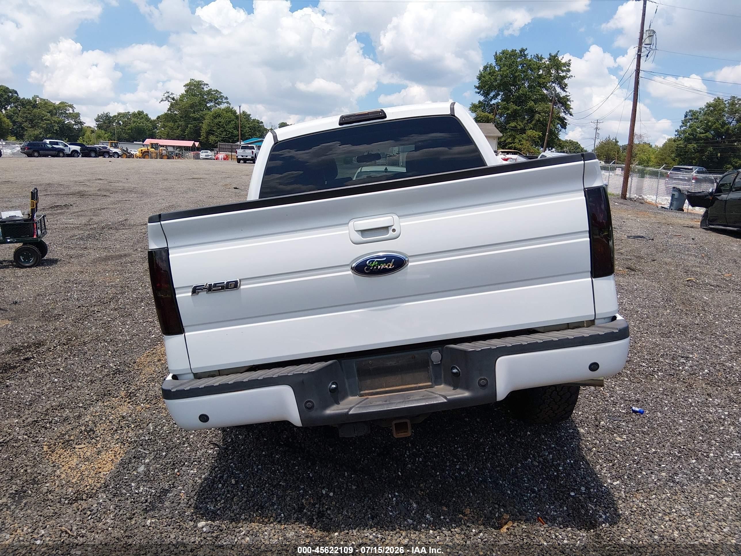 2010 Ford F-150 Fx2 Sport/xl/xlt White vin: 1FTEW1C89AKE48139