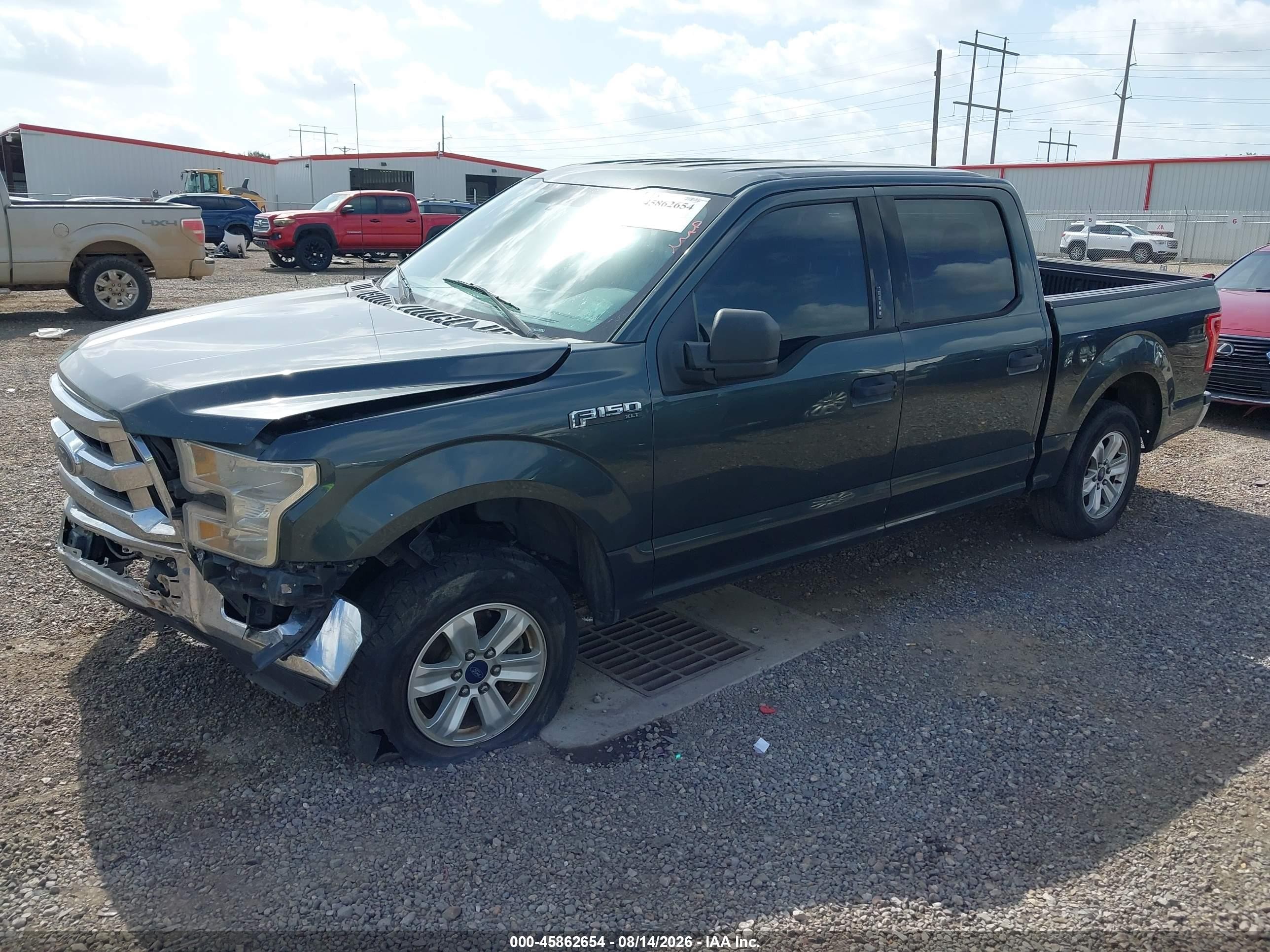2015 Ford F-150 Xlt Gray vin: 1FTEW1C89FKD03142