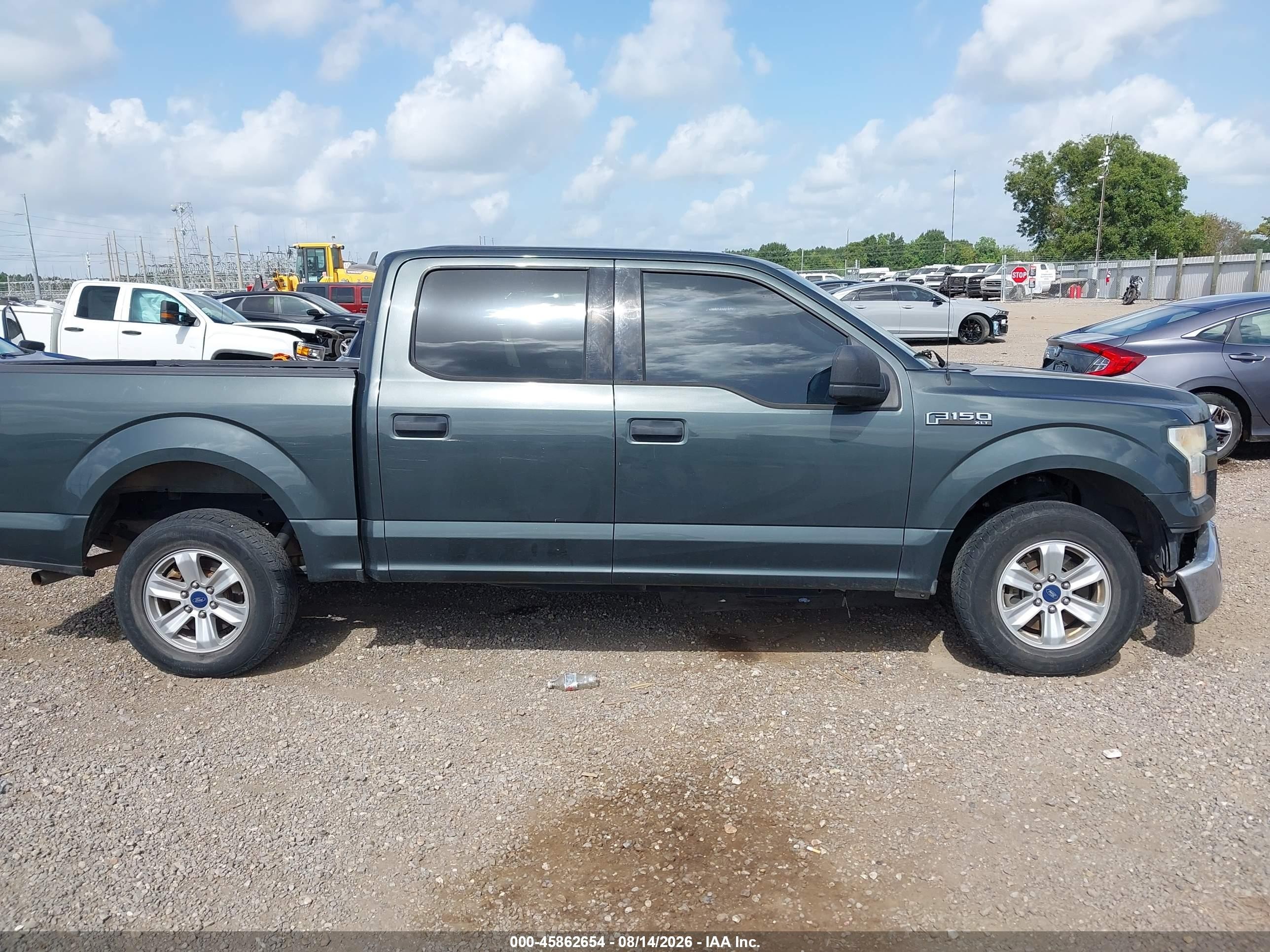 2015 Ford F-150 Xlt Gray vin: 1FTEW1C89FKD03142