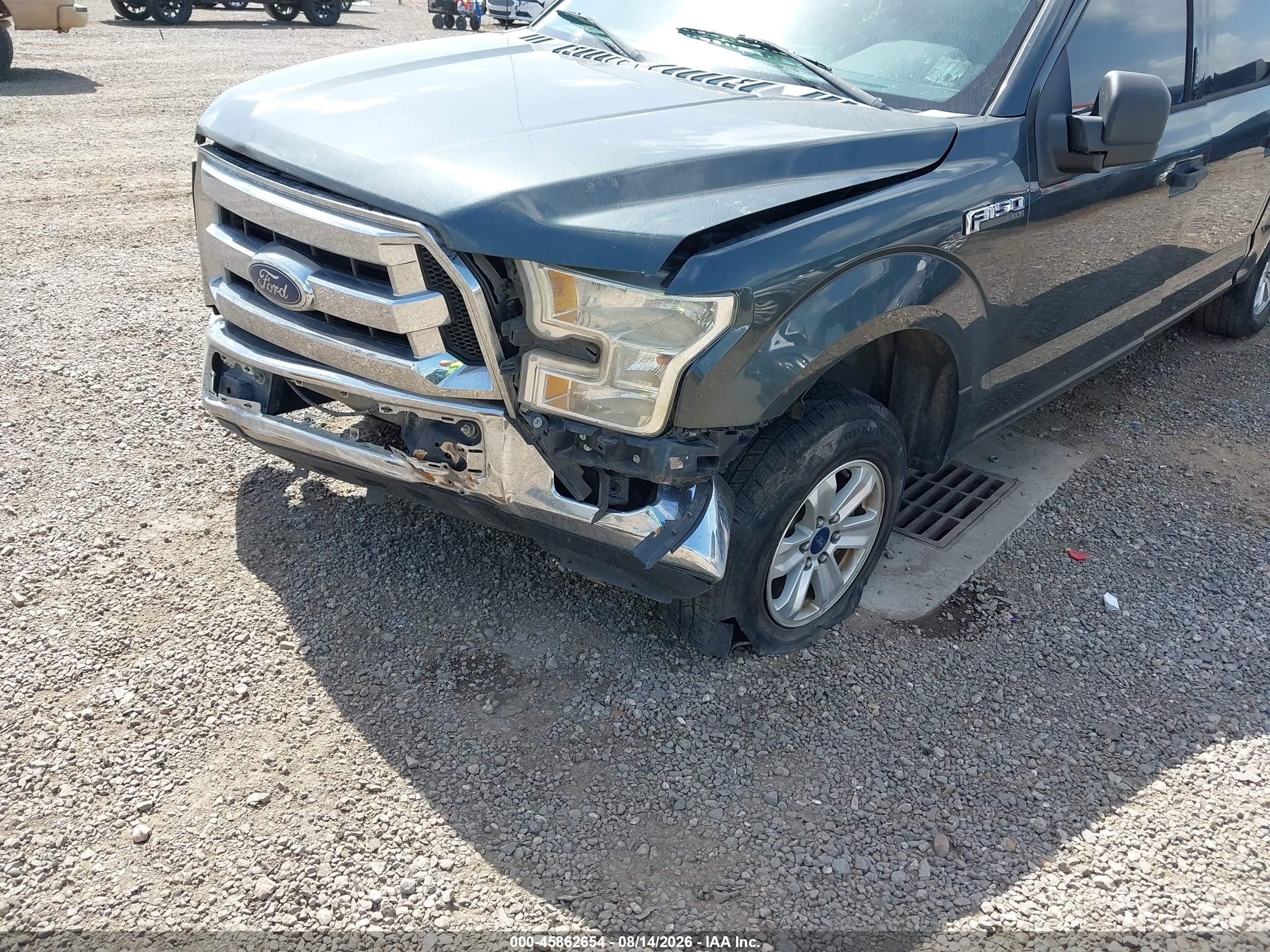 2015 Ford F-150 Xlt Gray vin: 1FTEW1C89FKD03142