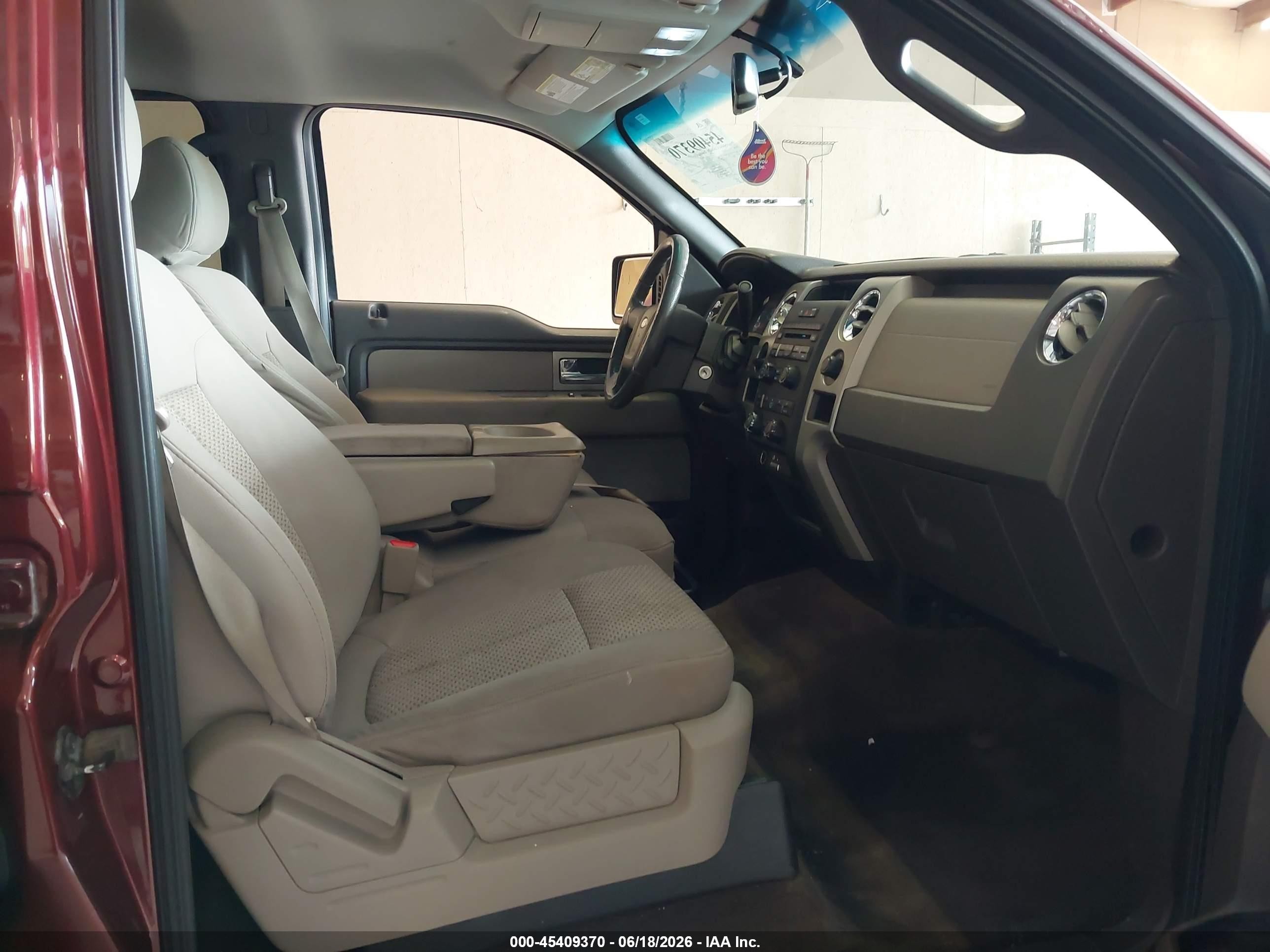 2010 Ford F-150 Fx2 Sport/xl/xlt Burgundy vin: 1FTEW1C8XAFC56432
