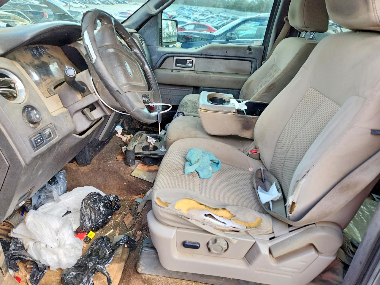 2010 Ford F150 Supercrew Серый vin: 1FTEW1C8XAFC70475
