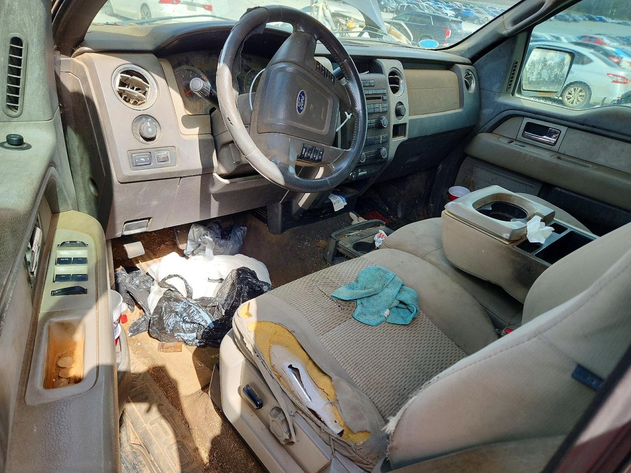 2010 Ford F150 Supercrew Серый vin: 1FTEW1C8XAFC70475