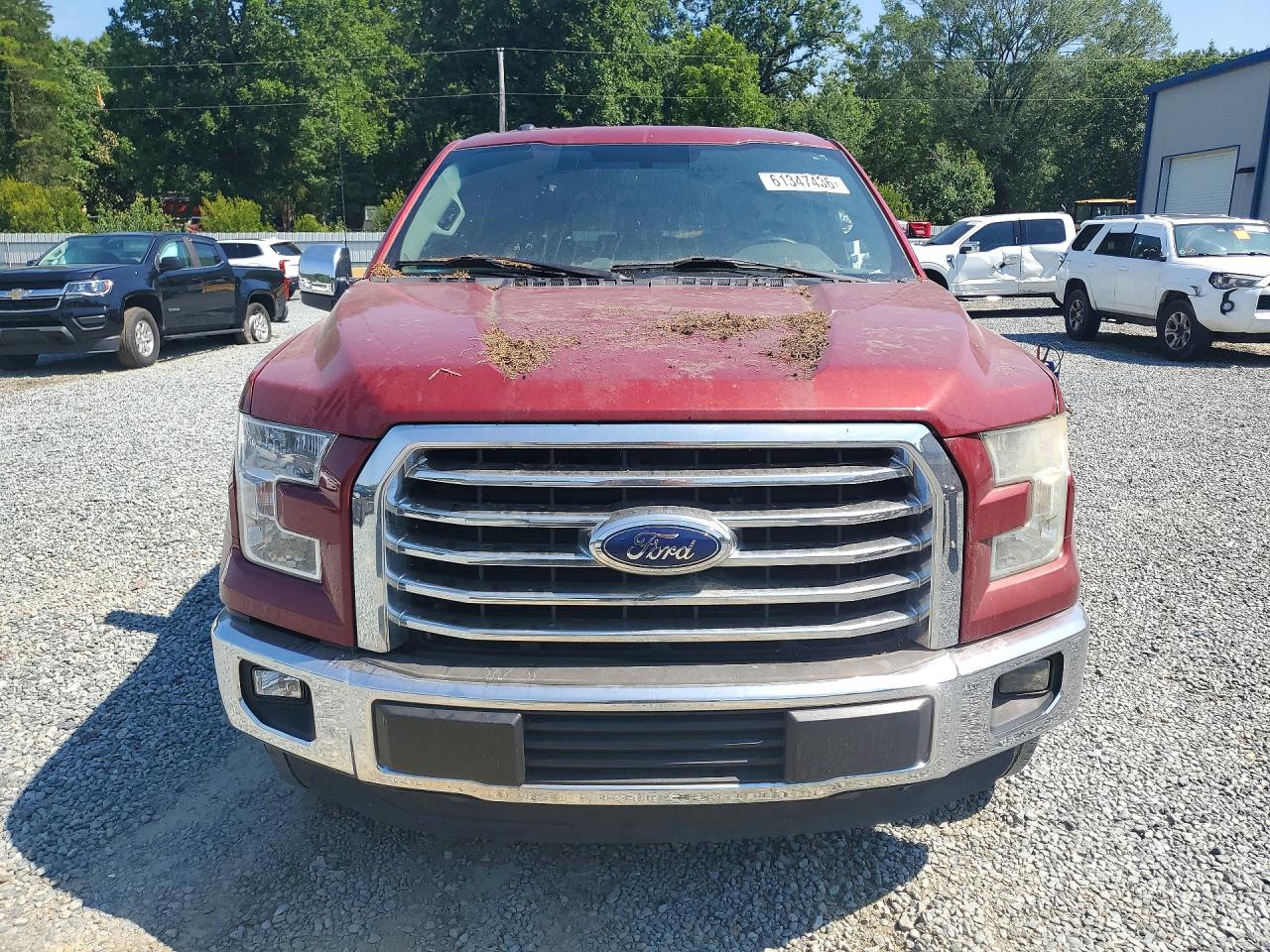 2015 Ford F150 Supercrew Red vin: 1FTEW1C8XFFC87557