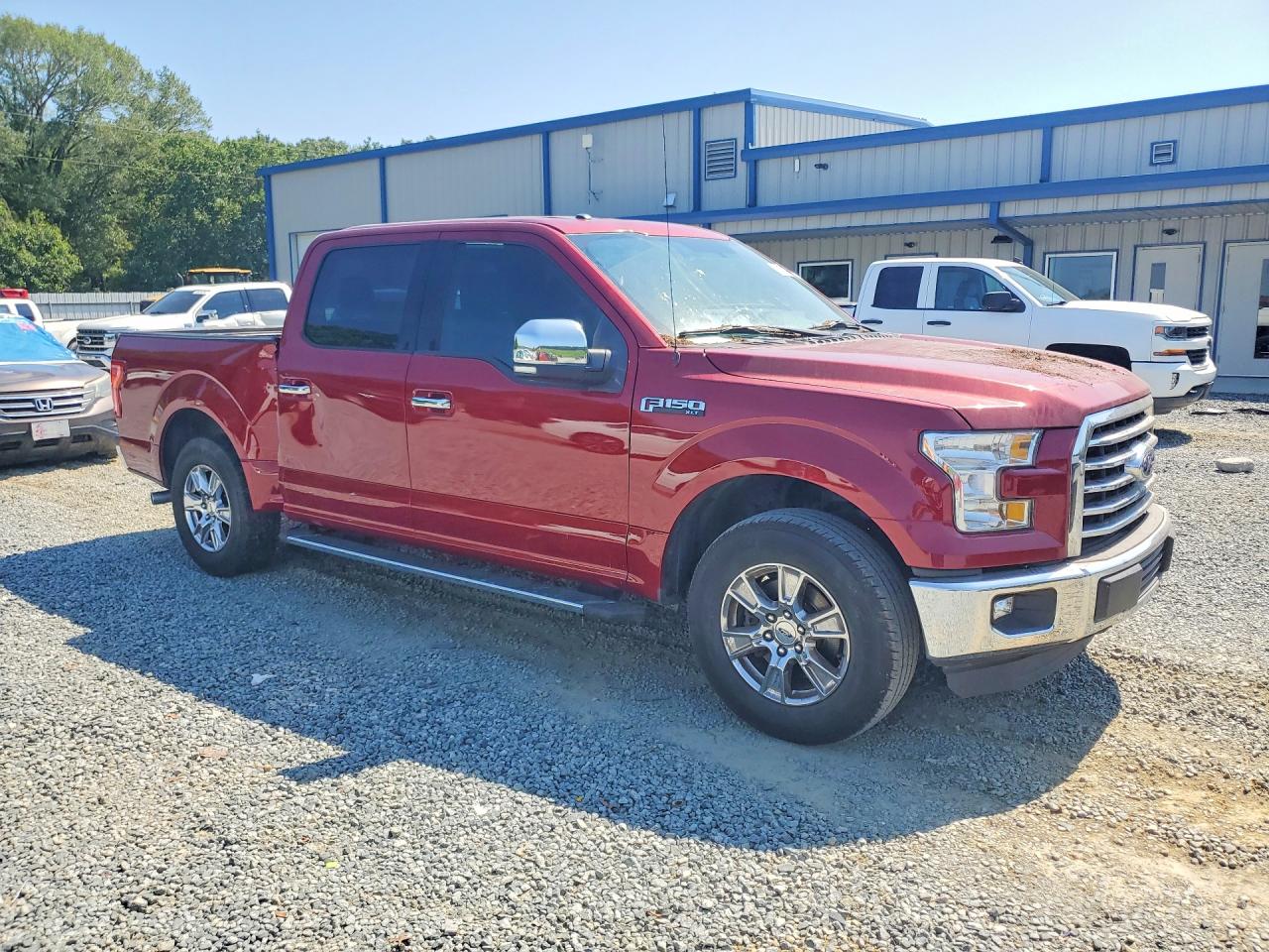 2015 Ford F150 Supercrew Red vin: 1FTEW1C8XFFC87557