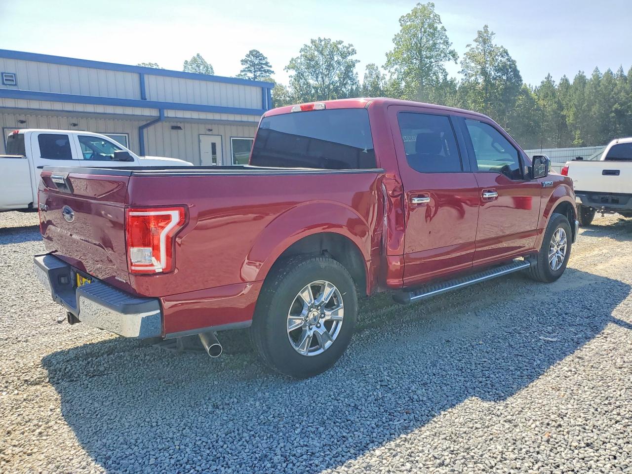 2015 Ford F150 Supercrew Red vin: 1FTEW1C8XFFC87557