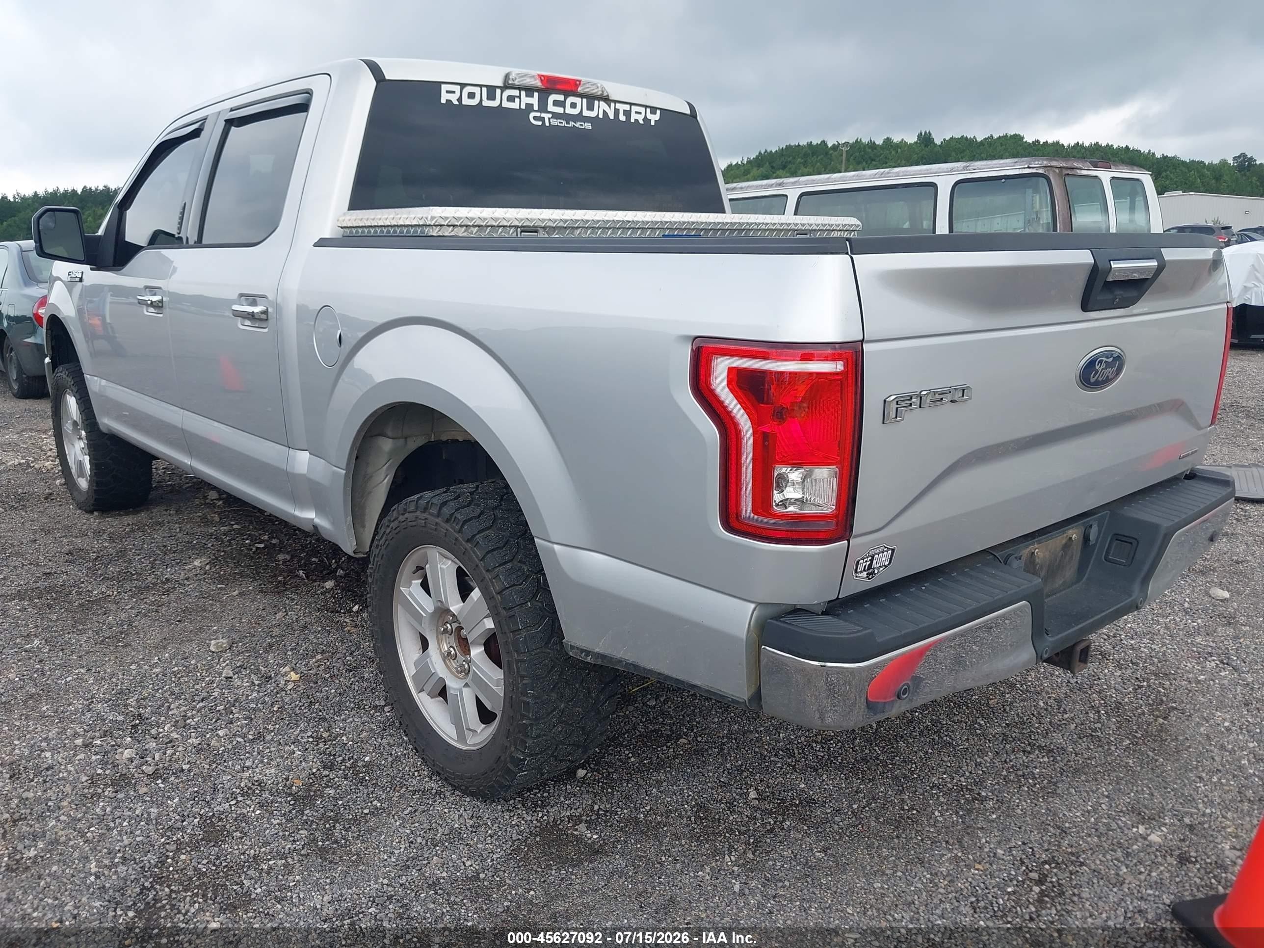 2015 Ford F-150 Xlt Silver vin: 1FTEW1C8XFFD02719