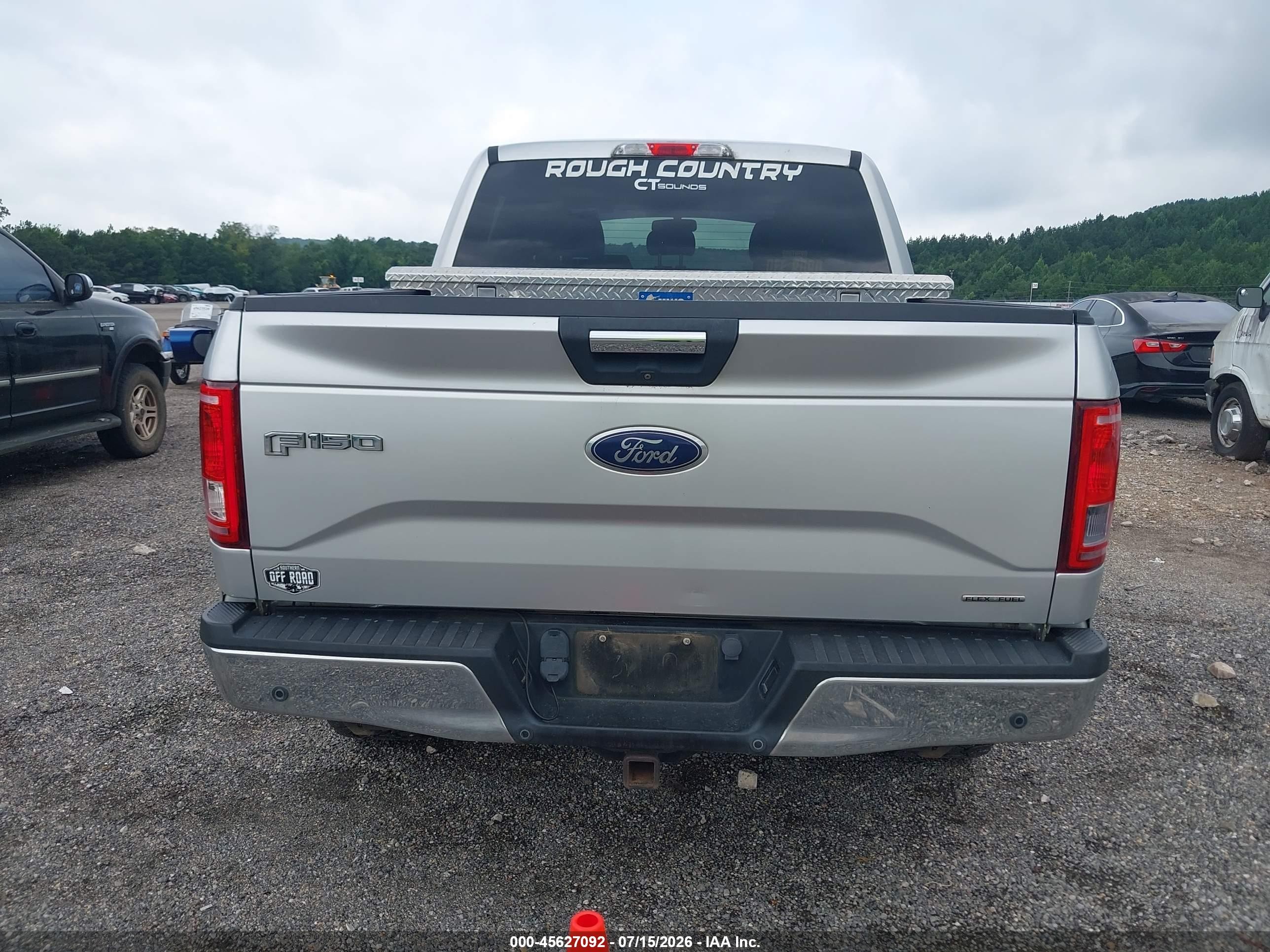 2015 Ford F-150 Xlt Silver vin: 1FTEW1C8XFFD02719