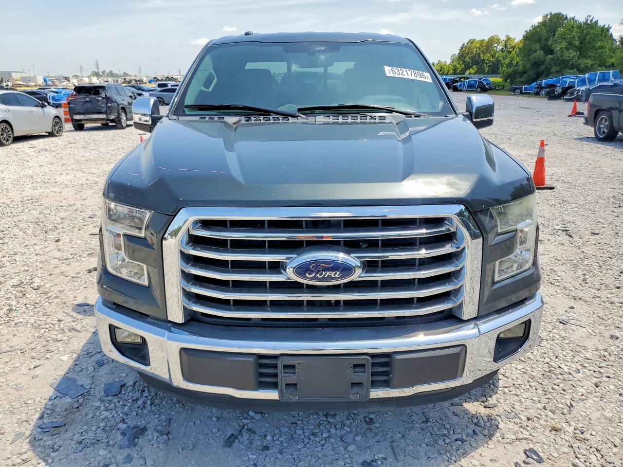 2015 Ford F150 Supercrew Gray vin: 1FTEW1C8XFKE20194