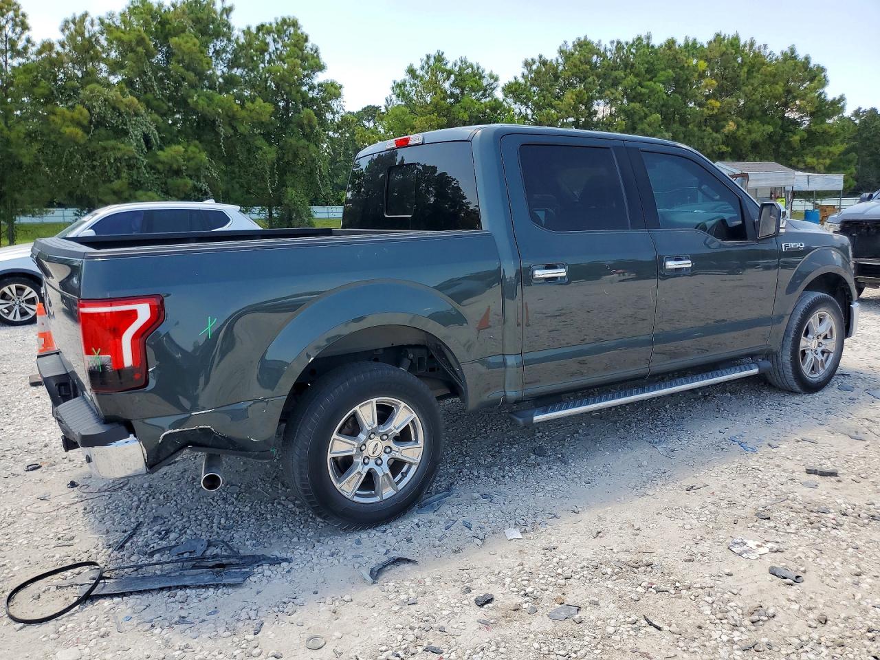 2015 Ford F150 Supercrew Gray vin: 1FTEW1C8XFKE20194